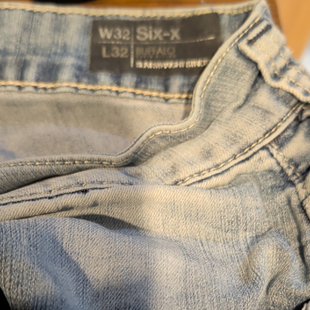 Buffalo David Bitton Slim Men Jeans Light Blue